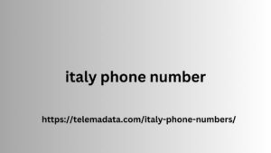 italy phone number